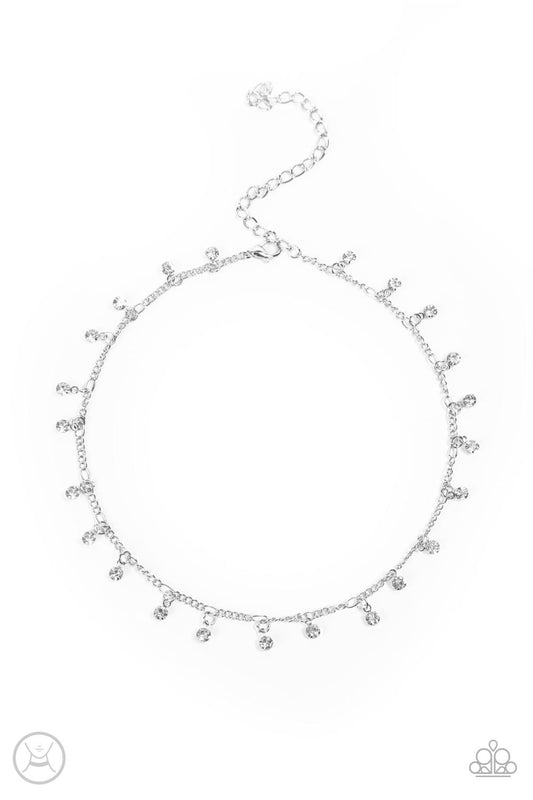 Bringing SPARKLE Back - White Choker - Paparazzi - Dare2bdazzlin N Jewelry