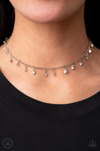 Bringing SPARKLE Back - White Choker - Paparazzi - Dare2bdazzlin N Jewelry