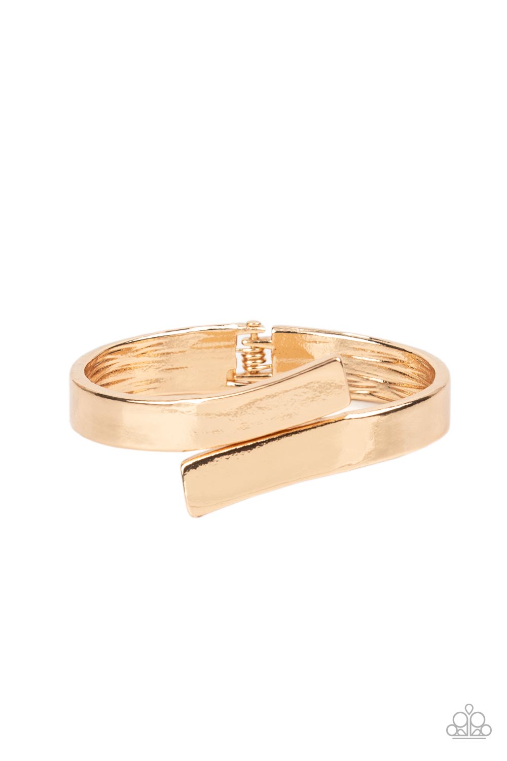 Dare to Flare - Gold Bracelet - Paparazzi - Dare2bdazzlin N Jewelry
