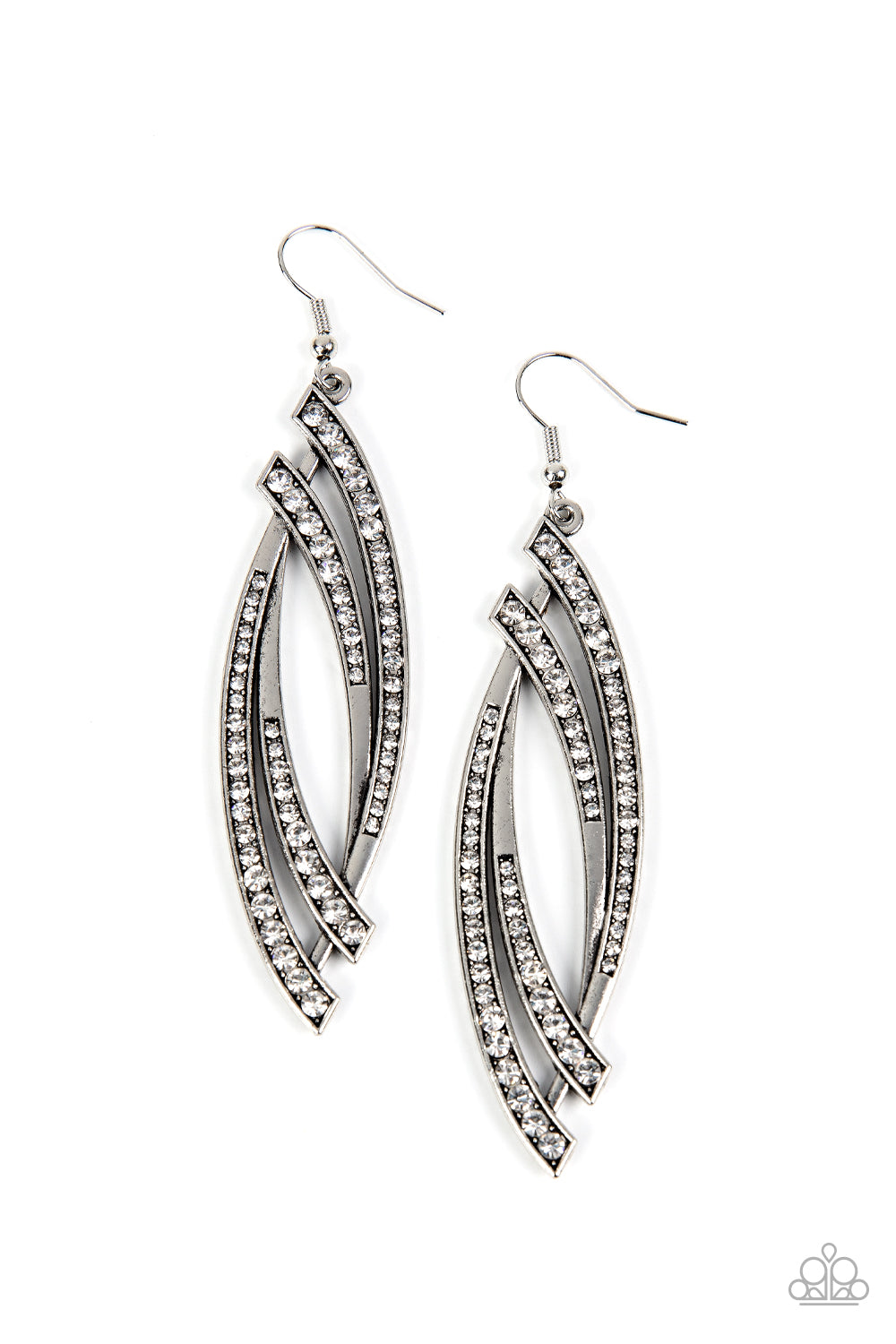 Twinkle for Two - White Earring - Paparazzi - Dare2bdazzlin N Jewelry