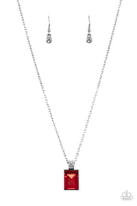 Understated Dazzle - Red Necklace - Paparazzi - Dare2bdazzlin N Jewelry