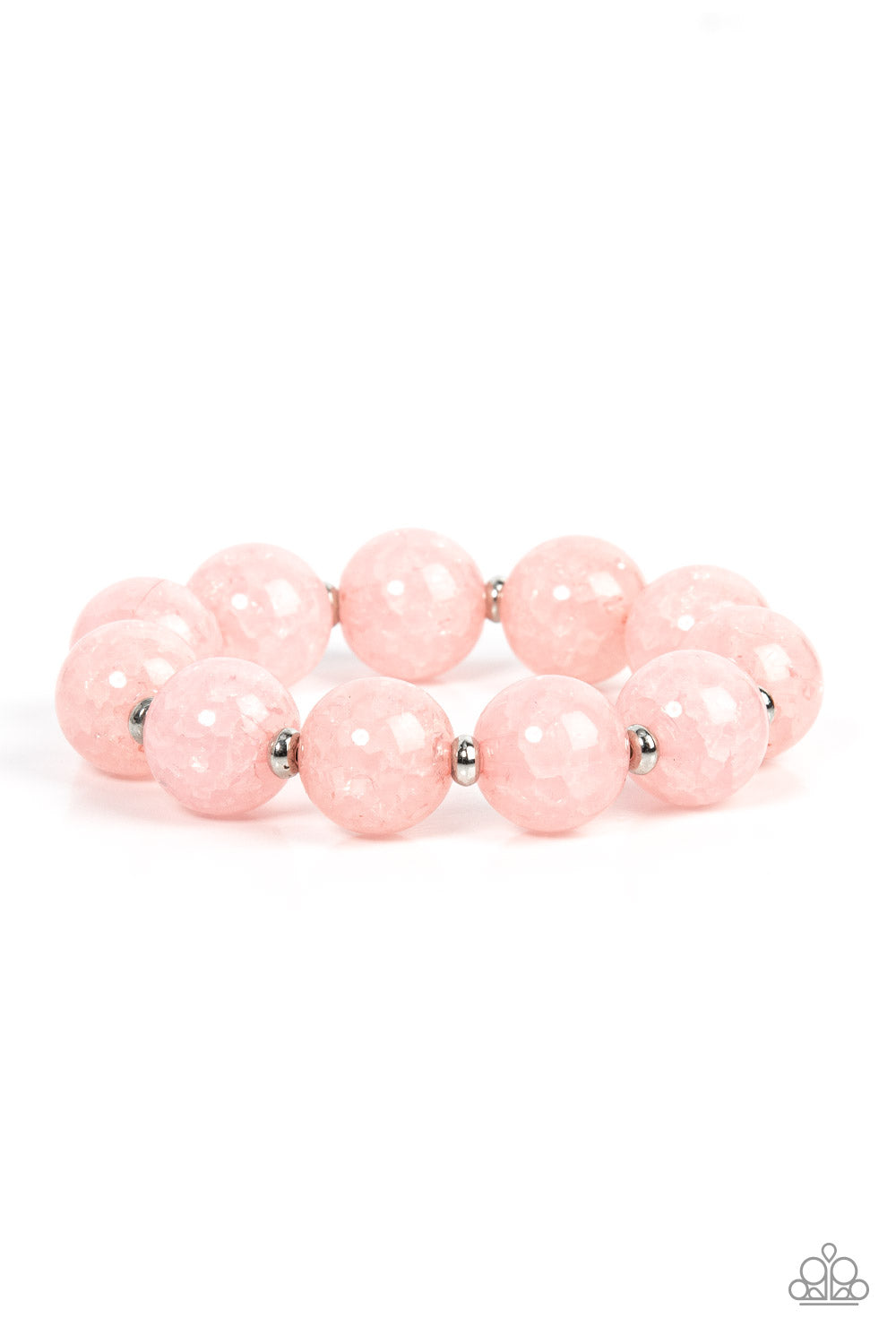 Arctic Affluence - Pink Bracelet - Paparazzi - Dare2bdazzlin N Jewelry