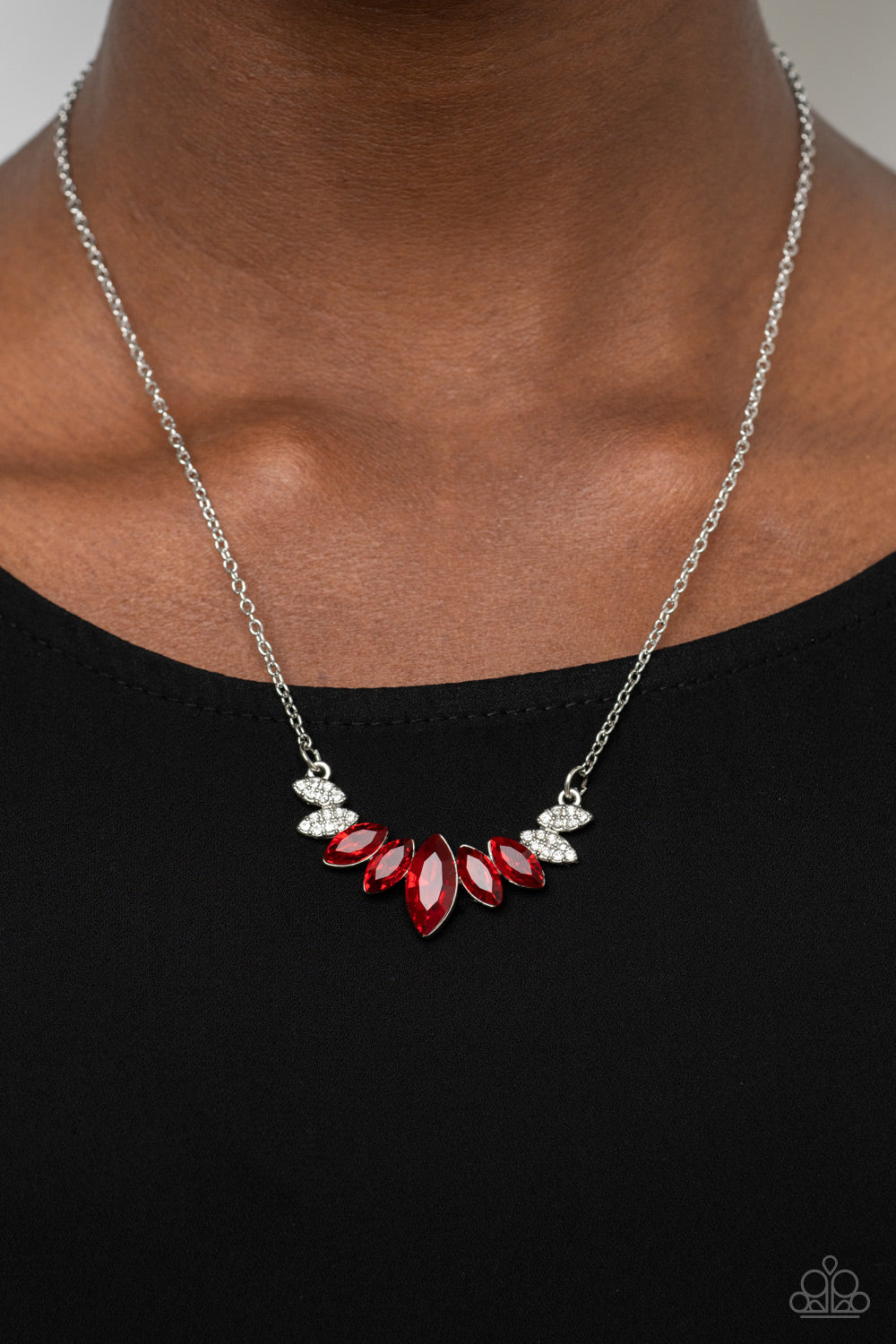 One Empire at a Time - Red Necklace - Paparazzi - Dare2bdazzlin N Jewelry