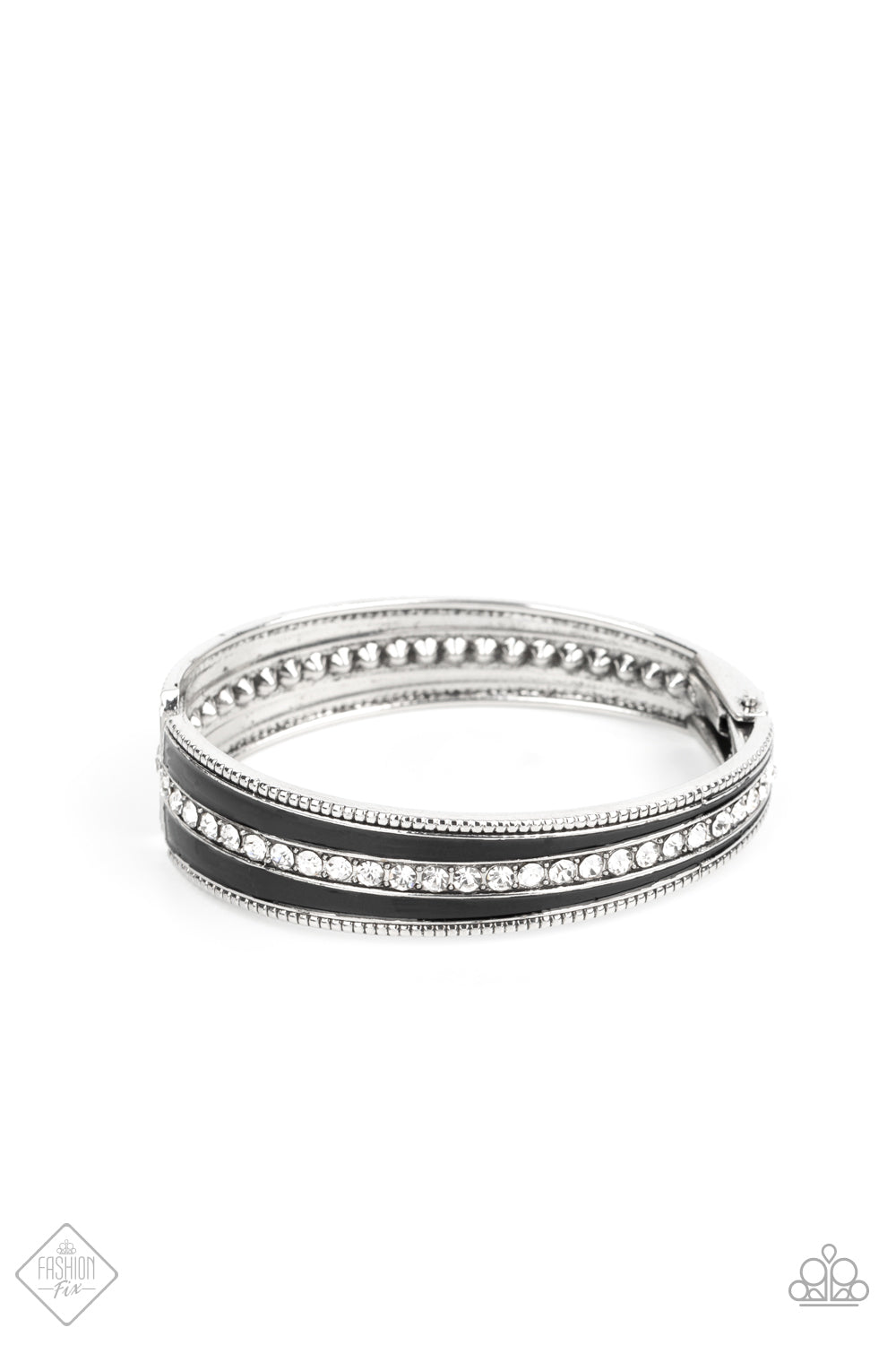 Exquisitely Empirical Black Bracelet - Paparazzi - Dare2bdazzlin N Jewelry