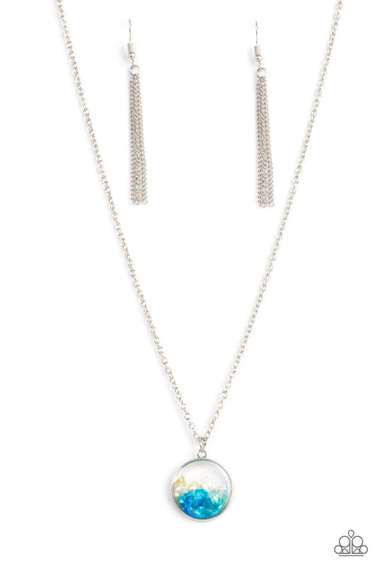 Completely Crushed - Blue Necklace - Paparazzi - Dare2bdazzlin N Jewelry
