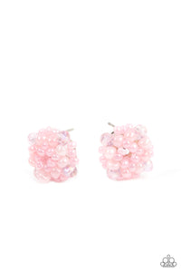 Bunches of Bubbly - Pink Earrings - Paparazzi - Dare2bdazzlin N Jewelry