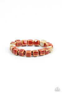 Glaze Craze - Red Bracelet - Paparazzi - Dare2bdazzlin N Jewelry