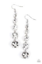 Load image into Gallery viewer, Red Carpet Charmer - White Earring - Paparazzi - Dare2bdazzlin N Jewelry

