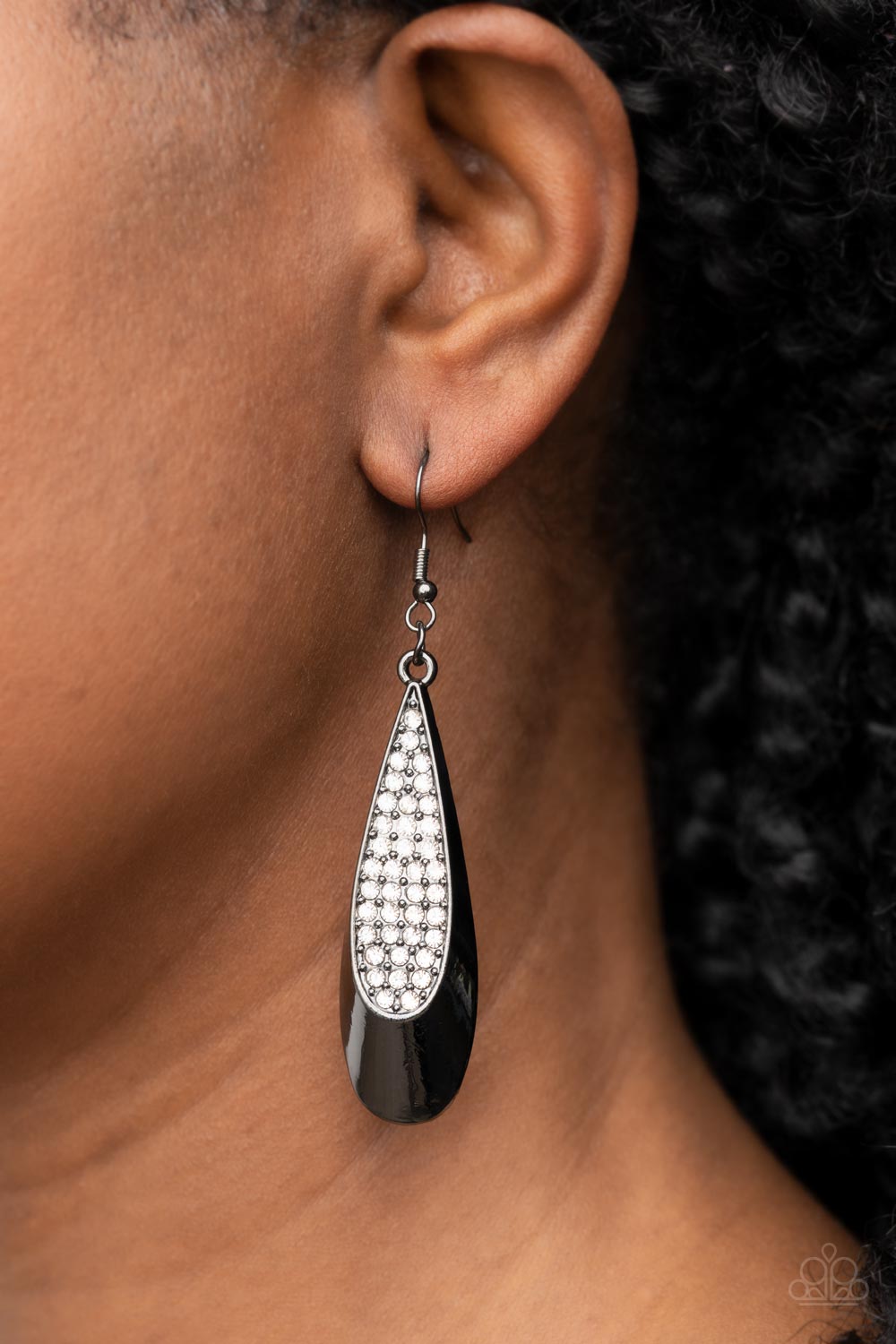 Prismatically Persuasive - Black Earring - Paparazzi - Dare2bdazzlin N Jewelry