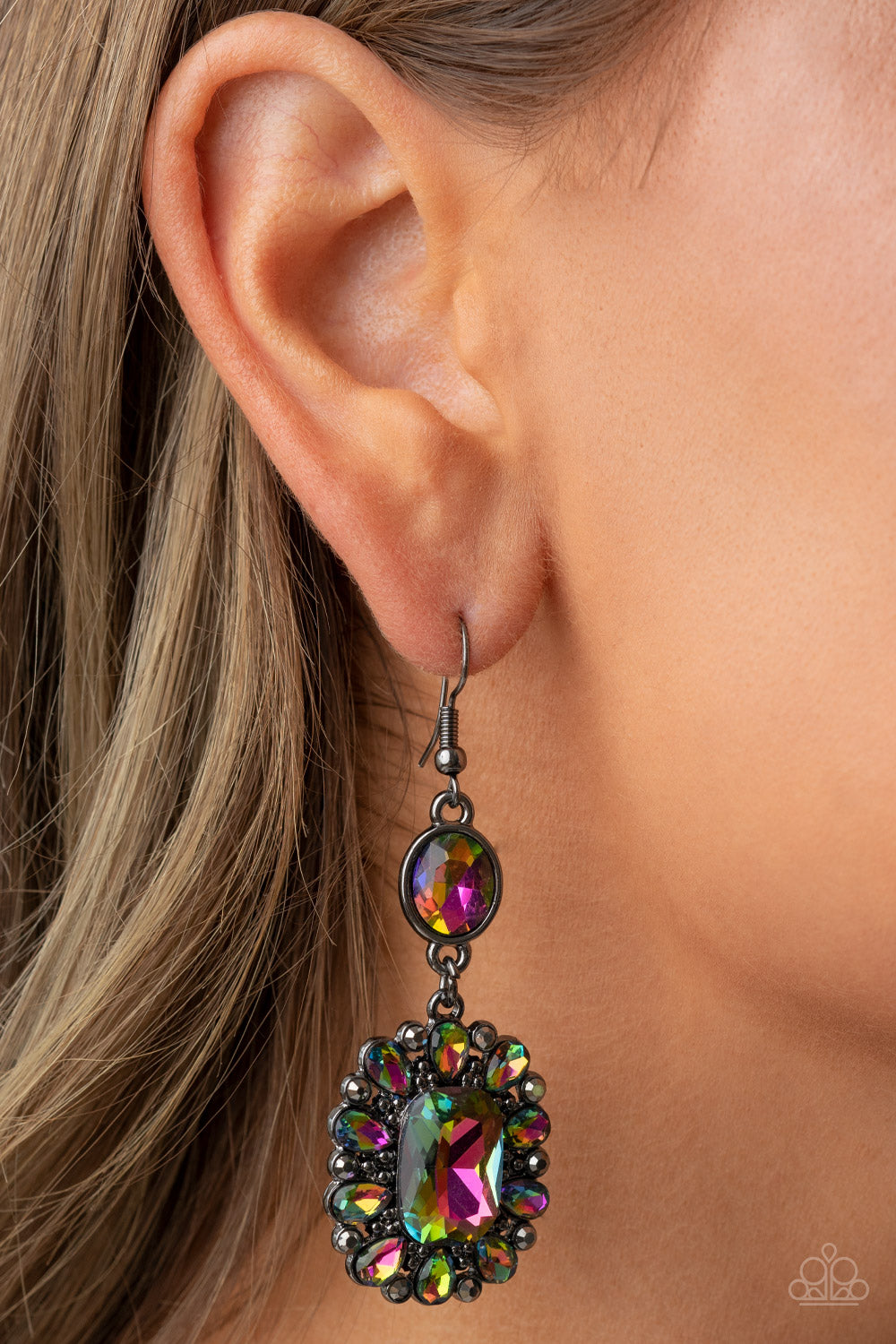 Capriciously Cosmopolitan - Multi Earring - Paparazzi - Dare2bdazzlin N Jewelry