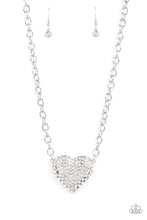 Load image into Gallery viewer, Heartbreakingly Blingy - White - Dare2bdazzlin N Jewelry
