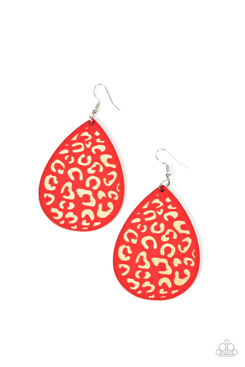 Suburban Jungle - Red Earring - Paparazzi - Dare2bdazzlin N Jewelry