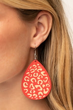 Load image into Gallery viewer, Suburban Jungle - Red Earring - Paparazzi - Dare2bdazzlin N Jewelry

