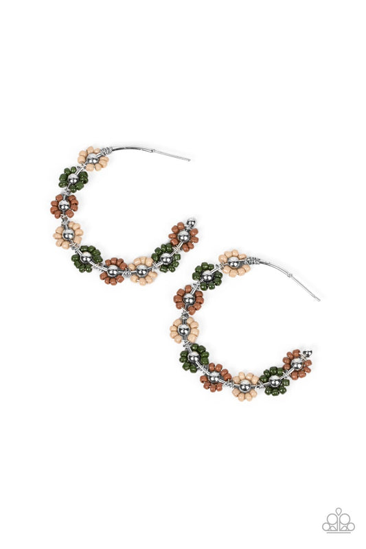 Growth Spurt - Green Earring - Paparazzi - Dare2bdazzlin N Jewelry