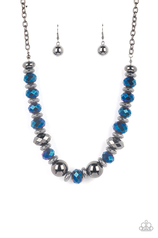Interstellar Influencer - Blue Necklace - Paparazzi - Dare2bdazzlin N Jewelry
