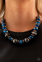 Load image into Gallery viewer, Interstellar Influencer - Blue Necklace - Paparazzi - Dare2bdazzlin N Jewelry
