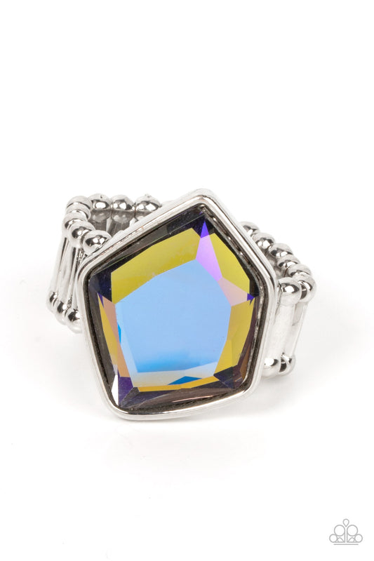Abstract Escapade - Multi Ring - Paparazzi - Dare2bdazzlin N Jewelry