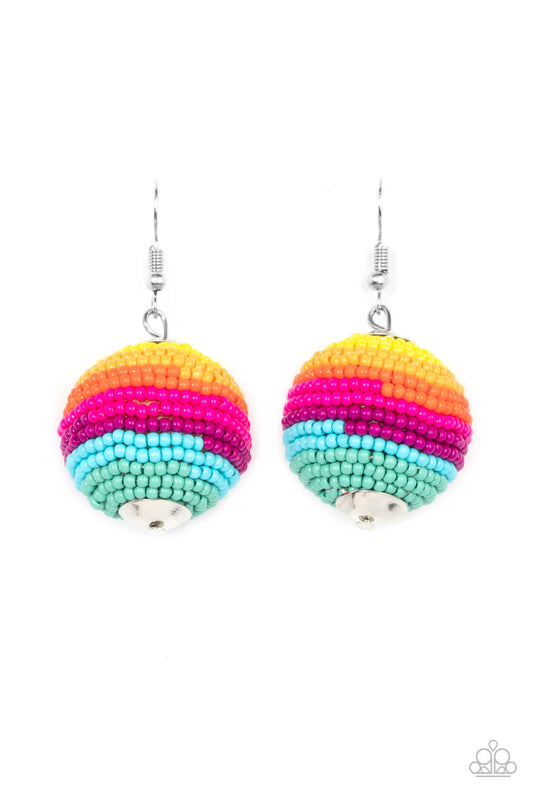 Zest Fest - Multi Earring - Paparazzi - Dare2bdazzlin N Jewelry