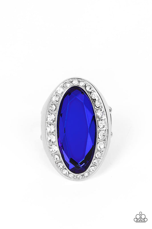 Believe in Bling - Blue Ring - Paparazzi - Dare2bdazzlin N Jewelry