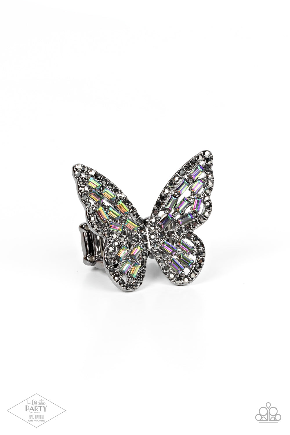 Flauntable Flutter - Multi Ring - Paparazzi - Dare2bdazzlin N Jewelry