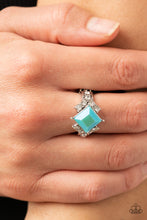 Load image into Gallery viewer, Mind-Blowing Brilliance - Blue Ring - Paparazzi - Dare2bdazzlin N Jewelry
