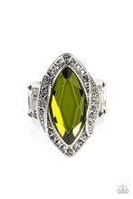 Load image into Gallery viewer, Let Me Take a REIGN Check - Green Ring - Paparazzi - Dare2bdazzlin N Jewelry
