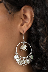 Cabana Charm - Silver Earring - Paparazzi - Dare2bdazzlin N Jewelry