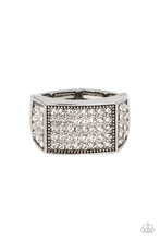 Load image into Gallery viewer, Metro Merger - White Ring - Paparazzi - Dare2bdazzlin N Jewelry
