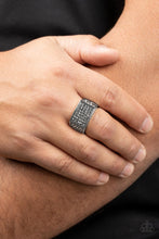 Load image into Gallery viewer, Metro Merger - Silver Ring - Paparazzi - Dare2bdazzlin N Jewelry
