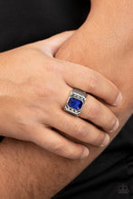 Load image into Gallery viewer, Metro Magnate - Blue Ring - Paparazzi - Dare2bdazzlin N Jewelry
