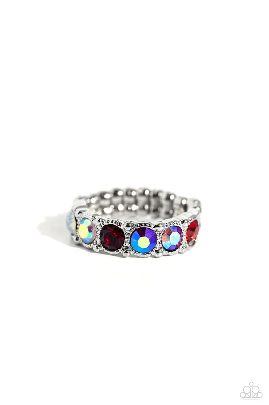 Taming Twilight - Red Ring - Paparazzi - Dare2bdazzlin N Jewelry