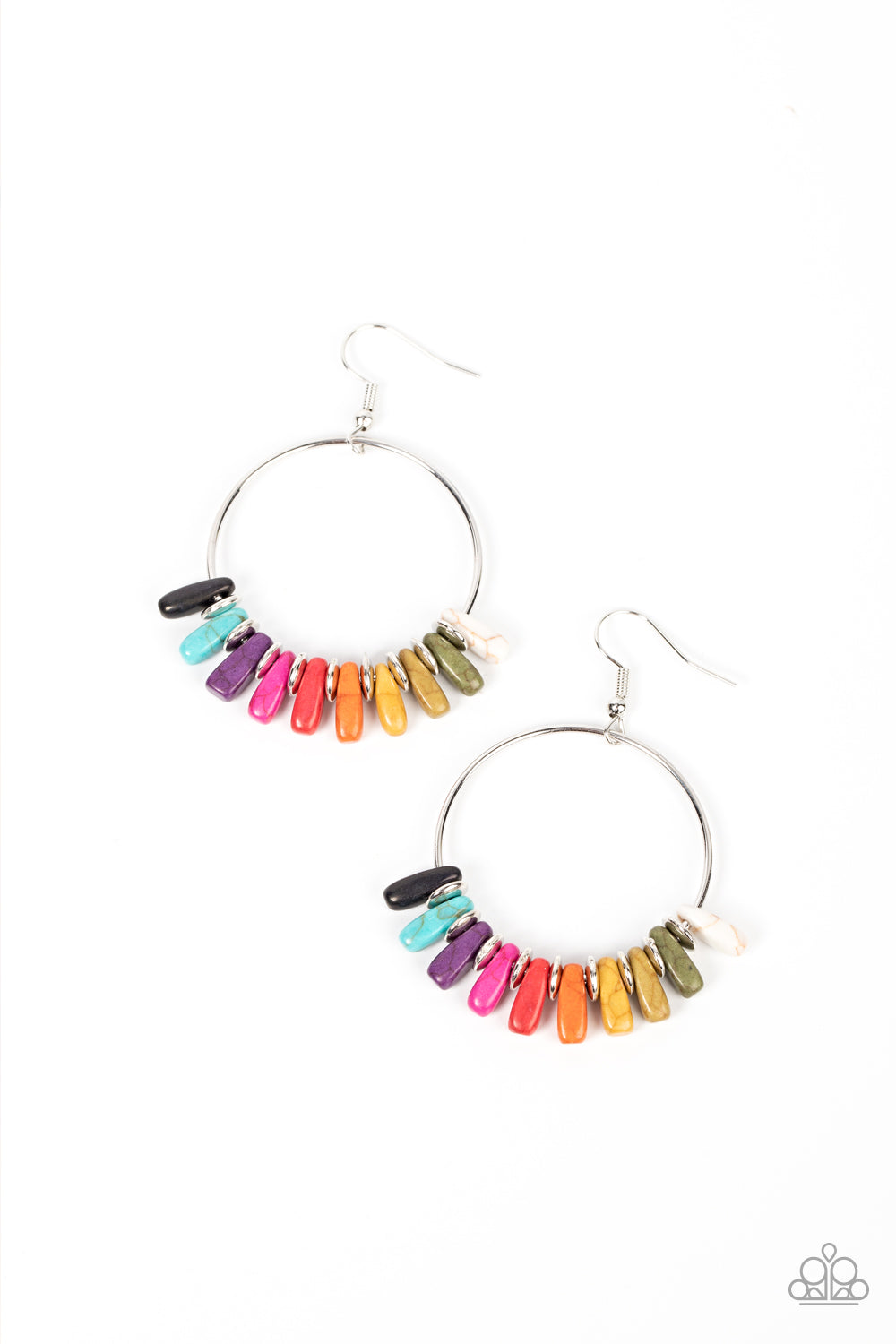 Earthy Ensemble - Multi Earring - Paparazzi - Dare2bdazzlin N Jewelry