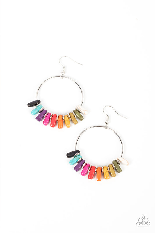 Earthy Ensemble - Multi Earring - Paparazzi - Dare2bdazzlin N Jewelry