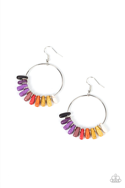 Earthy Ensemble - Multi Earring - Paparazzi - Dare2bdazzlin N Jewelry