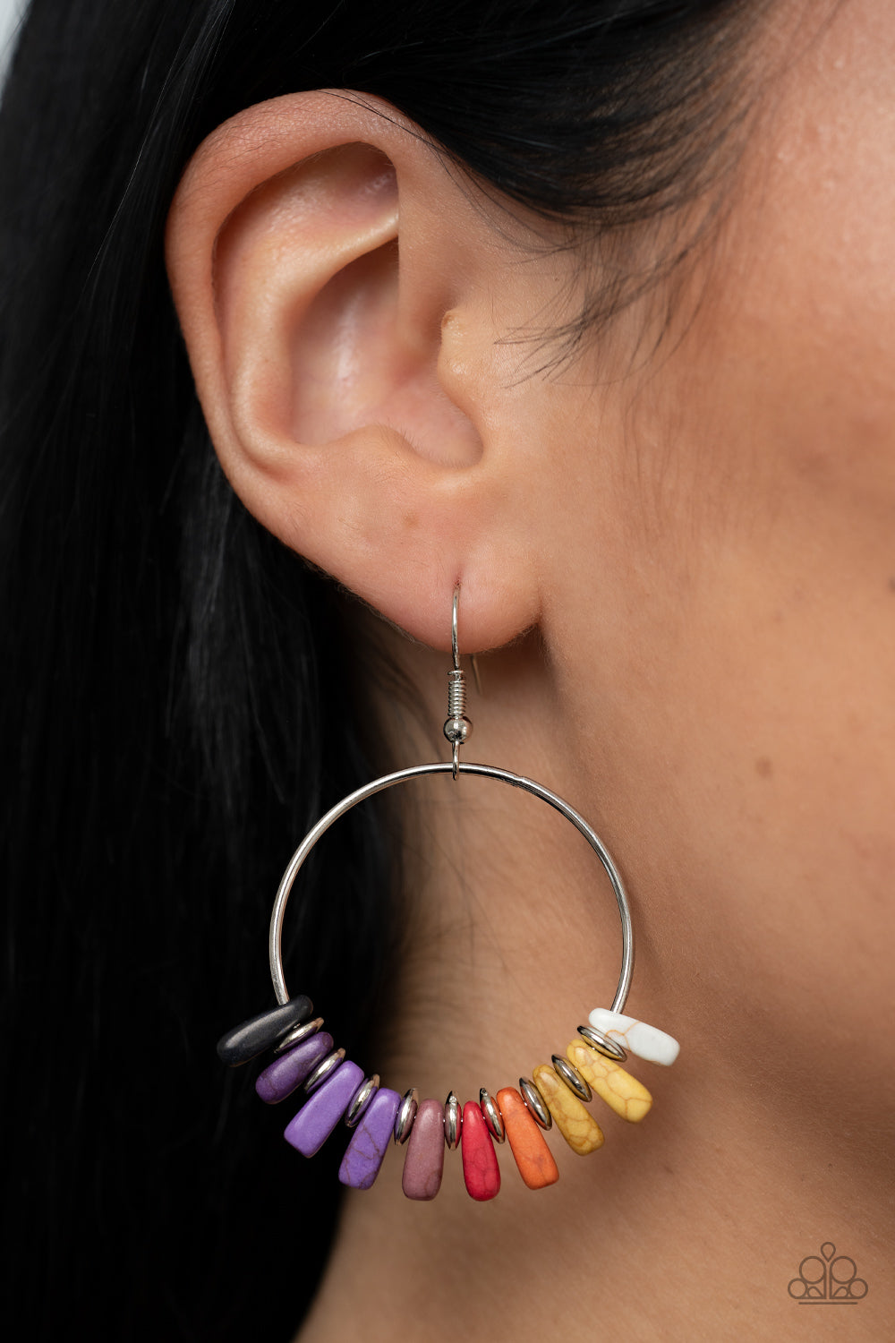 Earthy Ensemble - Multi Earring - Paparazzi - Dare2bdazzlin N Jewelry