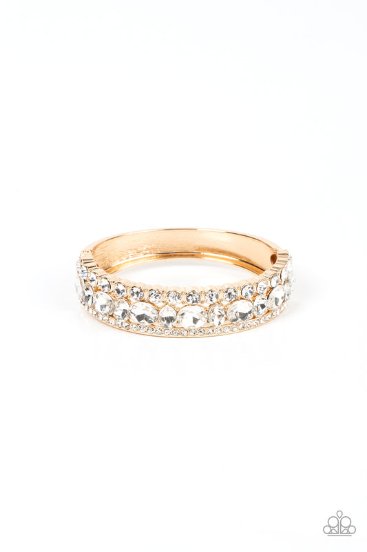 Mega Megawatt - Gold Bracelet - Paparazzi - Dare2bdazzlin N Jewelry