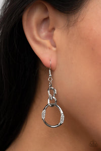 SELFIE-Made Woman - White Earring - Paparazzi - Dare2bdazzlin N Jewelry