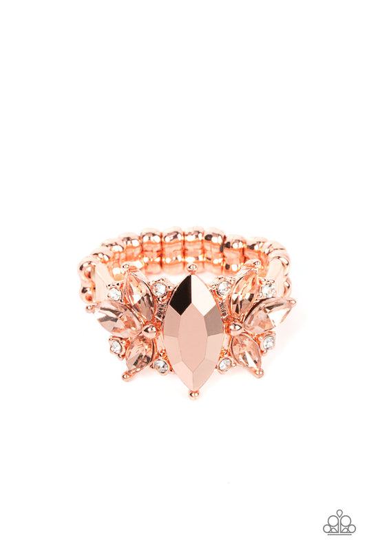 Luxury Luster - Copper Ring - Paparazzi - Dare2bdazzlin N Jewelry