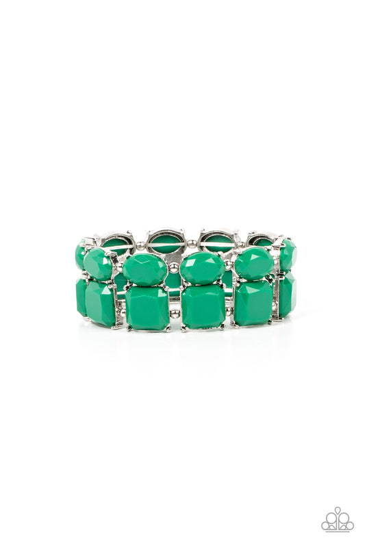 Dont Forget Your Toga - Green Bracelet - Paparazzi - Dare2bdazzlin N Jewelry