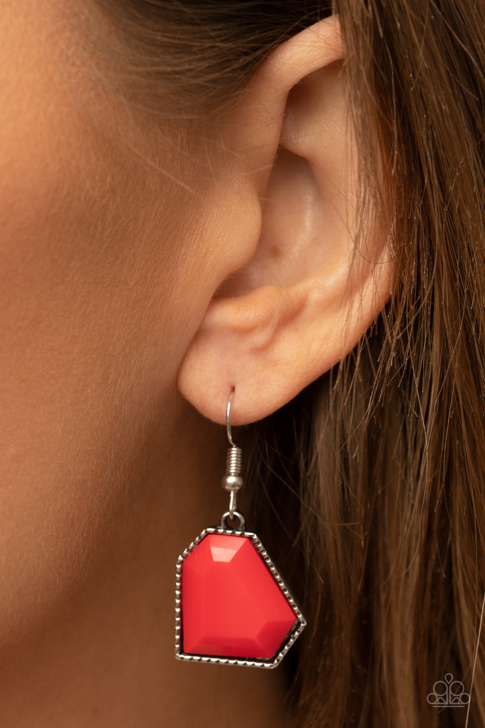 Double-DEFACED - Red Necklace - Paparazzi - Dare2bdazzlin N Jewelry