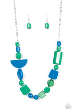 Load image into Gallery viewer, Tranquil Trendsetter - Green Necklace - Paparazzi - Dare2bdazzlin N Jewelry
