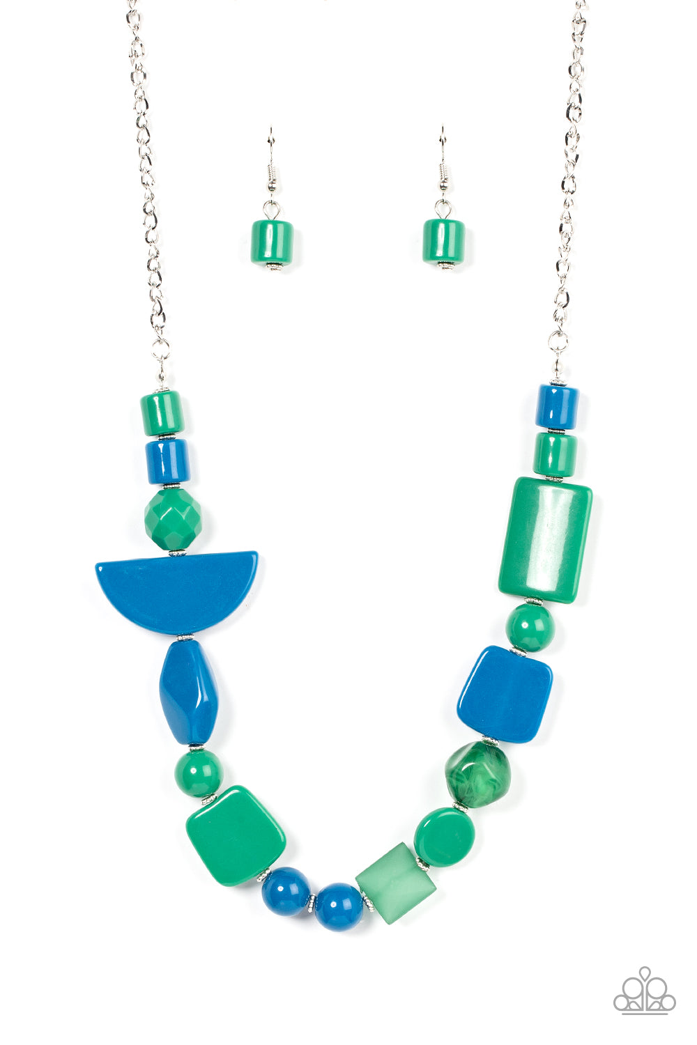 Tranquil Trendsetter - Green Necklace - Paparazzi - Dare2bdazzlin N Jewelry