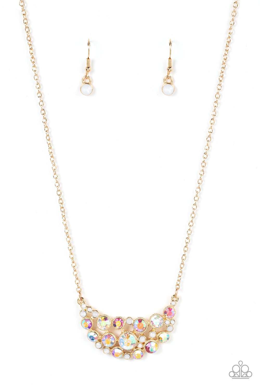 Effervescently Divine - Gold Necklace - Paparazzi - Dare2bdazzlin N Jewelry