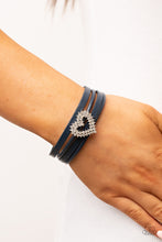 Load image into Gallery viewer, Wildly in Love - Blue Bracelet - Paparazzi - Dare2bdazzlin N Jewelry

