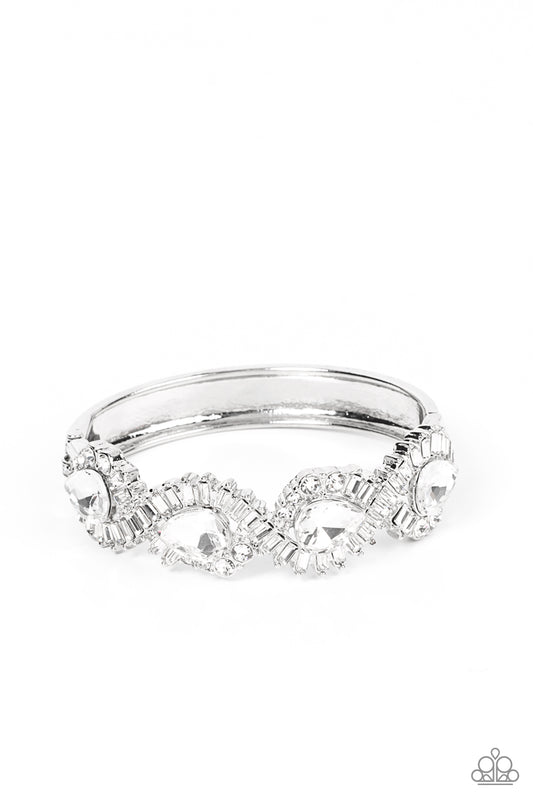 For the Win - White Bracelet - Paparazzi - Dare2bdazzlin N Jewelry
