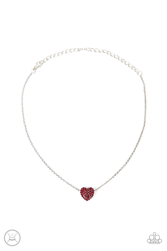 Twitterpated Twinkle - Red Necklace - Paparazzi - Dare2bdazzlin N Jewelry