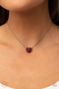 Twitterpated Twinkle - Red Necklace - Paparazzi - Dare2bdazzlin N Jewelry