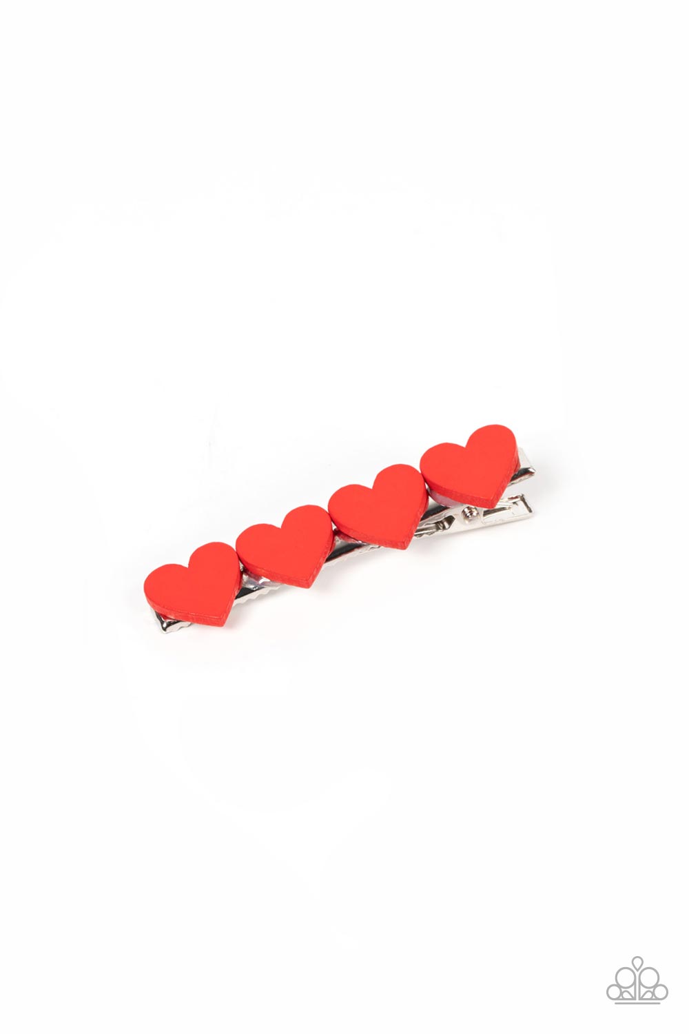 Sending You Love - Red Hair Clip - Paparazzi - Dare2bdazzlin N Jewelry