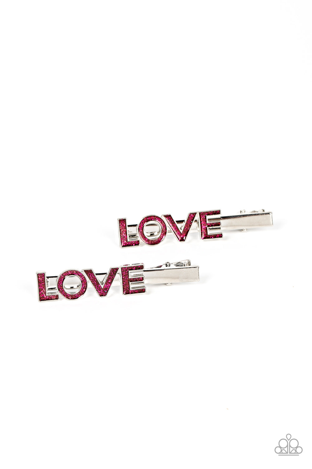 Adored Adornment - Pink Hair Clip - Paparazzi - Dare2bdazzlin N Jewelry