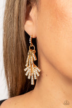 Load image into Gallery viewer, Fan of Glam - Gold Earring - Paparazzi - Dare2bdazzlin N Jewelry
